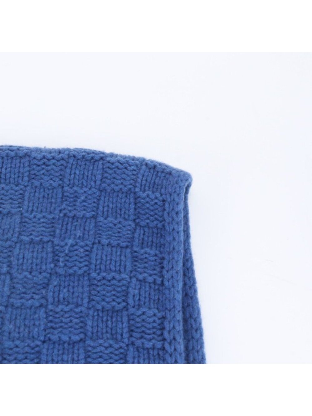 Louis Vuitton Echarpe Helsinki Cashmere 100% Scarf Blue Ebm - Picture 3 of 7